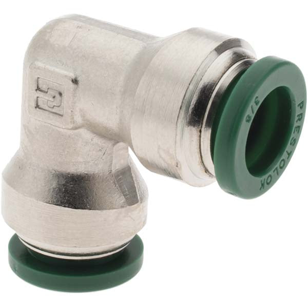 Parker 12535 Push-To-Connect Tube to Tube Tube Fitting Union Elbow, 3/8" OD