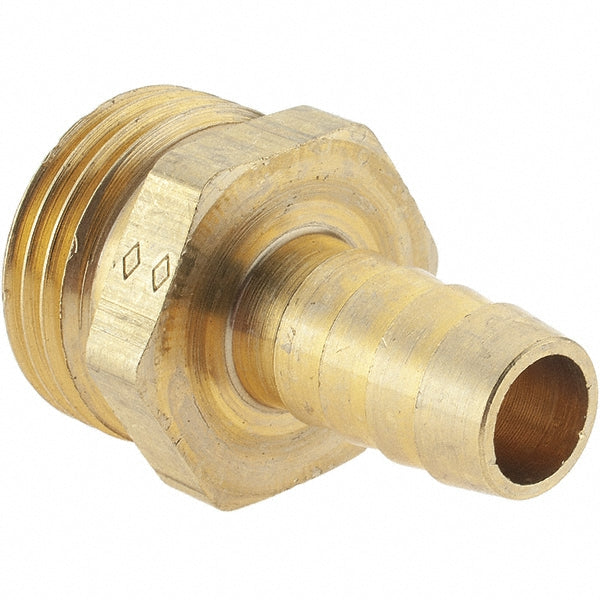 Value Collection 12322 Garden Hose Adapter Hose Barb, 3/4 x 1/2", Brass