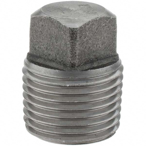 Value Collection -12148-2 Black Square Plug 3/8"