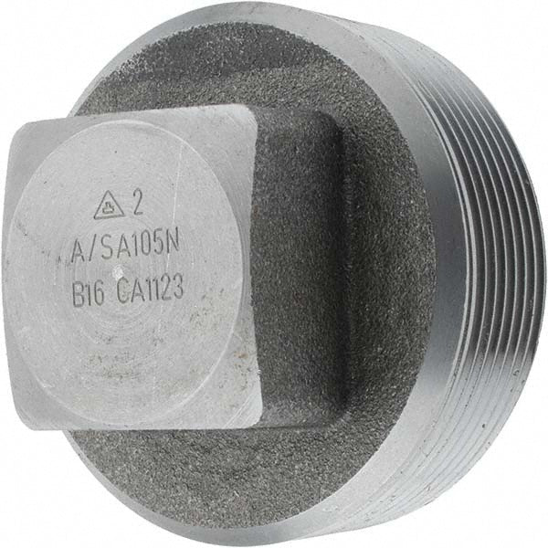 Value Collection -12148-8 Black Square Plug 2"
