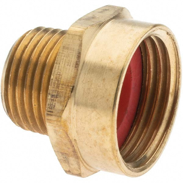 Value Collection 12333 Garden Hose Adapter Female Hose to Male Hose, 3/4 x 1/2", Brass