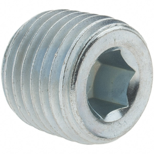 Value Collection 13129 Malleable Iron Pipe Countersunk Hex Plug 1/4" Fitting