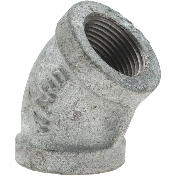 Value Collection 13014 Malleable Iron Pipe 45 ° Elbow 3/4" Fitting
