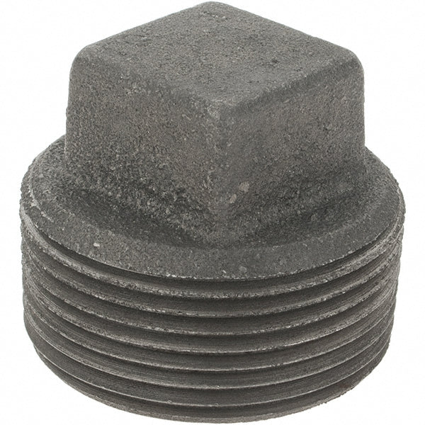 Value Collection 13375D Black Square Plug 1-1/4"