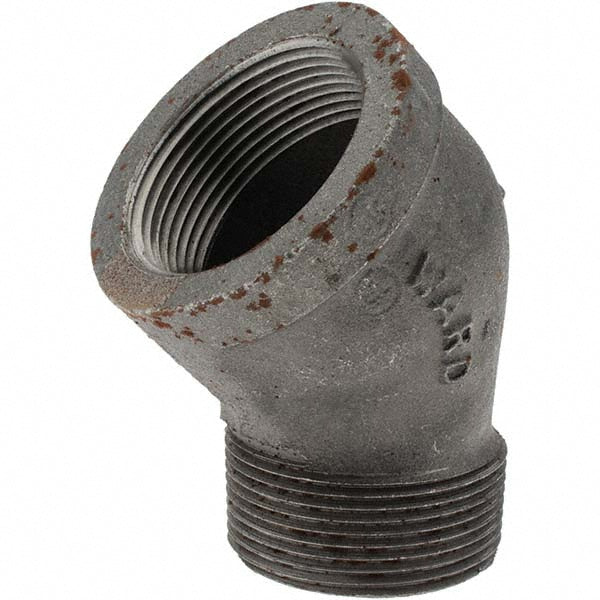 Value Collection 13287 Black 45 ° Street Elbow 1-1/2"