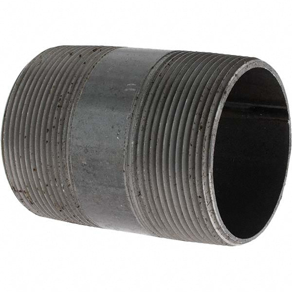 Value Collection B10428 Black Pipe Nipple 3" Dia x 4-1/2" Long, Schedule 40