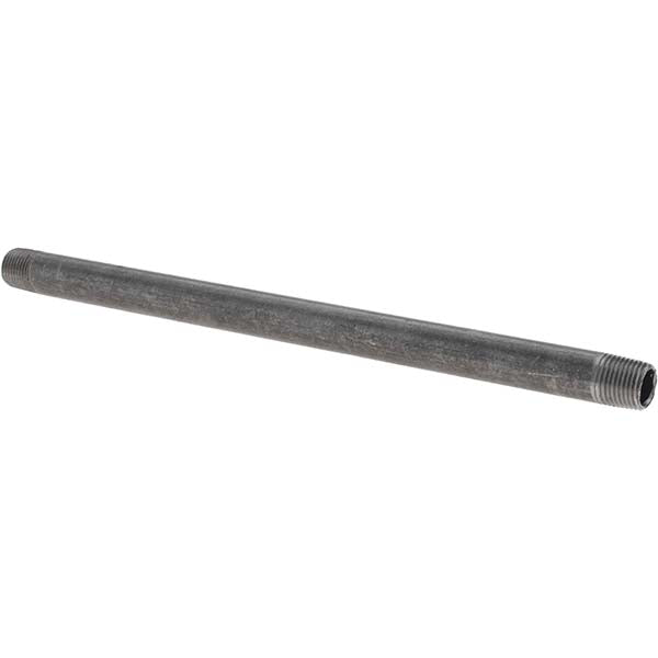 Value Collection B10414 Black Pipe Nipple 1/8" Dia x 6-1/2" Long, Schedule 40