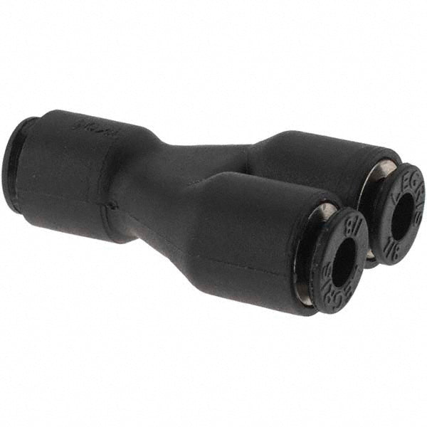 Parker KP23977 Push-To-Connect Tube Fitting Union, 1/8" OD