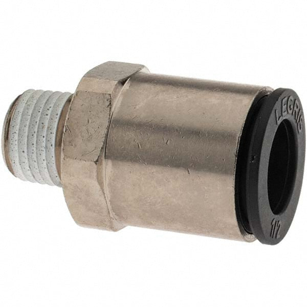 Parker KP23947 Push-To-Connect Tube to Male NPT Tube Fitting Connector, 1/4" Thread, 1/2" OD