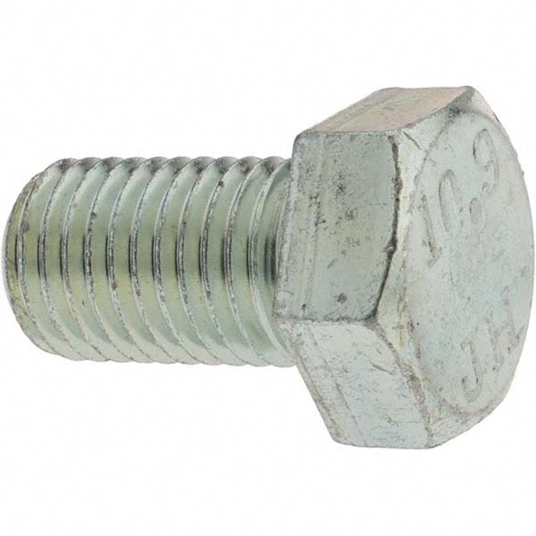 Value Collection C90491 Hex Head Cap Screw M24 x 3.00 x 40 mm, Grade 10.9 Steel, Zinc-Plated
