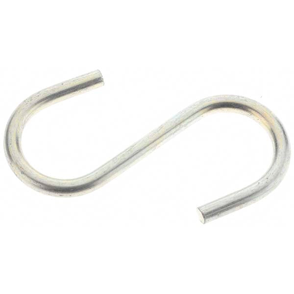 Value Collection 2547 Trade Size 536, Carbon Steel Bright Zinc S-Hook