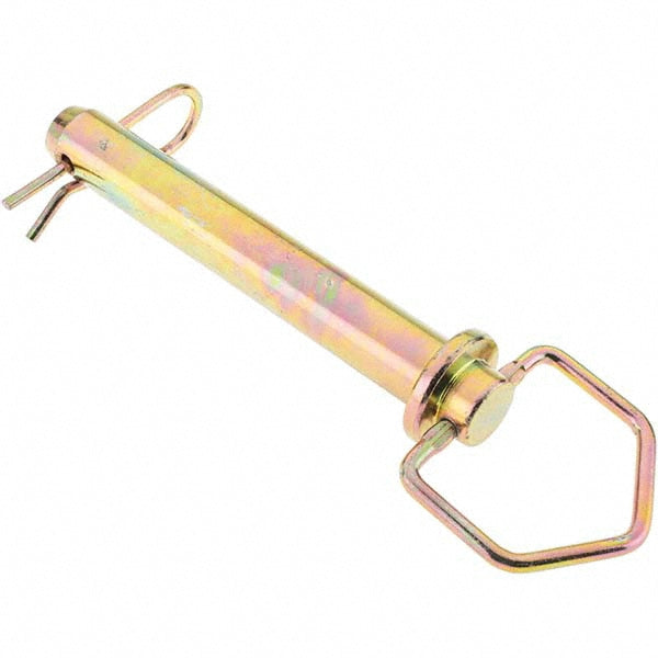 Value Collection -2525-7 1" Pin Diam, 7" Long, Zinc Plated Steel Pin Lock Hitch Pin