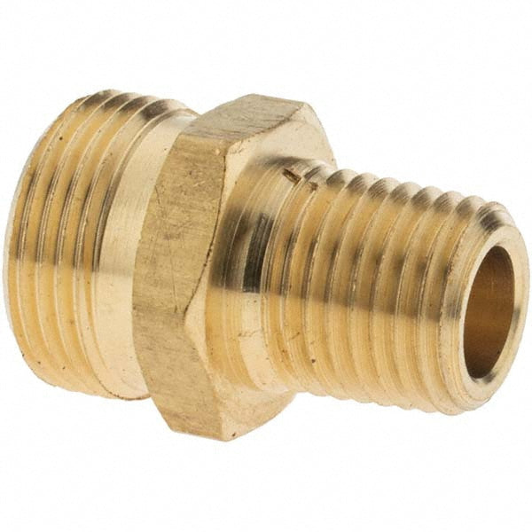 Anderson Metals 2106 3/4 x 1/4 NPTF x NPSM, Reusable Hose Male Fitting