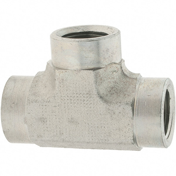 Brennan 16084 Industrial Pipe Tee 3/8 x 3/8 x 3/8" Female Thread, FNPT x FNPT x FNPT