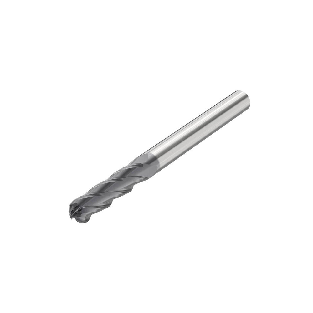 Seco 10268523 Ball End Mills Mill Diameter (Inch) 3/8 Mill Diameter (Decimal Inch) 0.3750 Number Of Flutes 4 End Mill Material Solid Carbide Length of Cut (Decimal Inch) 1.0000 Length of Cut (Inch) 1