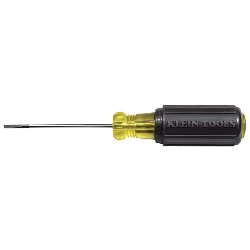 Klein Tools 612-4 4" Blade Length Precision Slotted Screwdriver