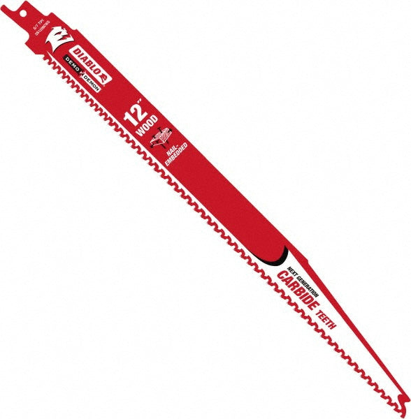 DIABLO DS1206CWS Reciprocating Saw Blade 12" Long, Bi-Metal