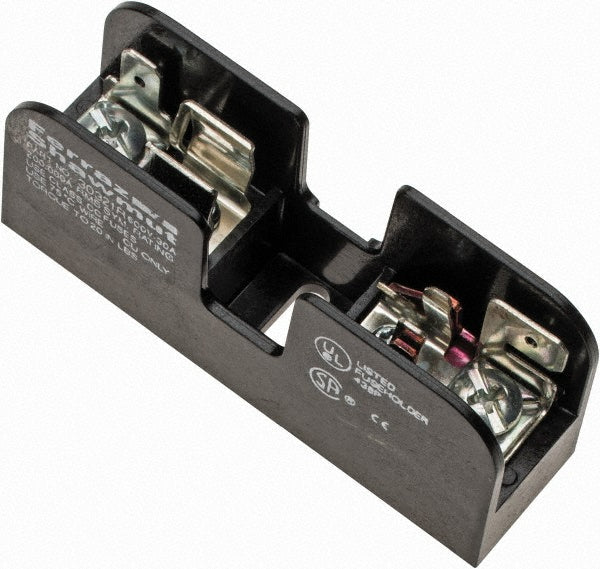 Ferraz Shawmut 30321R 1 Pole, 10 to 14 AWG, 600 VAC/VDC, 30 Amp, DIN Rail Mount, Screw Mount Fuse Block