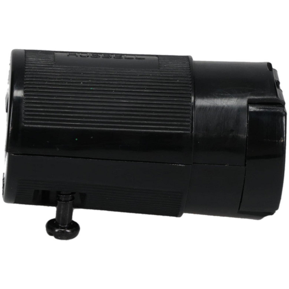 Hubbell Wiring Device-Kellems HBL7593V Locking Inlet Connector, Industrial, ML-2R, 125V, Black