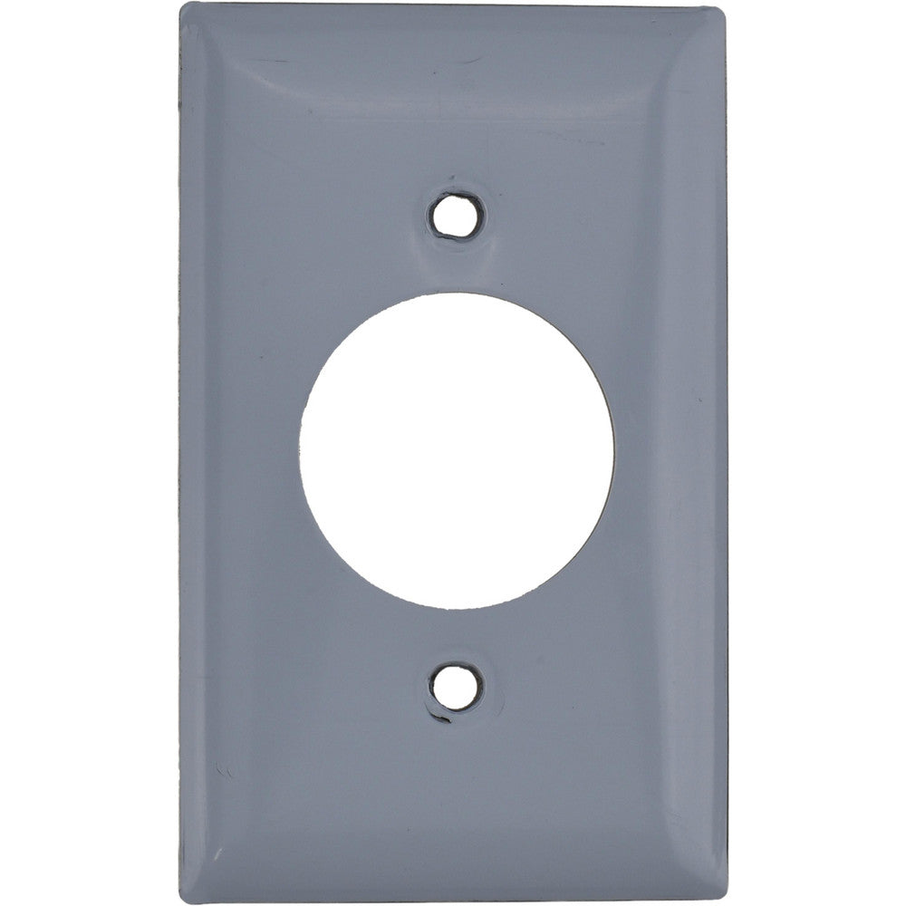 Hubbell Wiring Device-Kellems SS720 1 Gang, 4-1/2 Inch Long x 2.78 Inch Wide, Standard Outlet Wall Plate