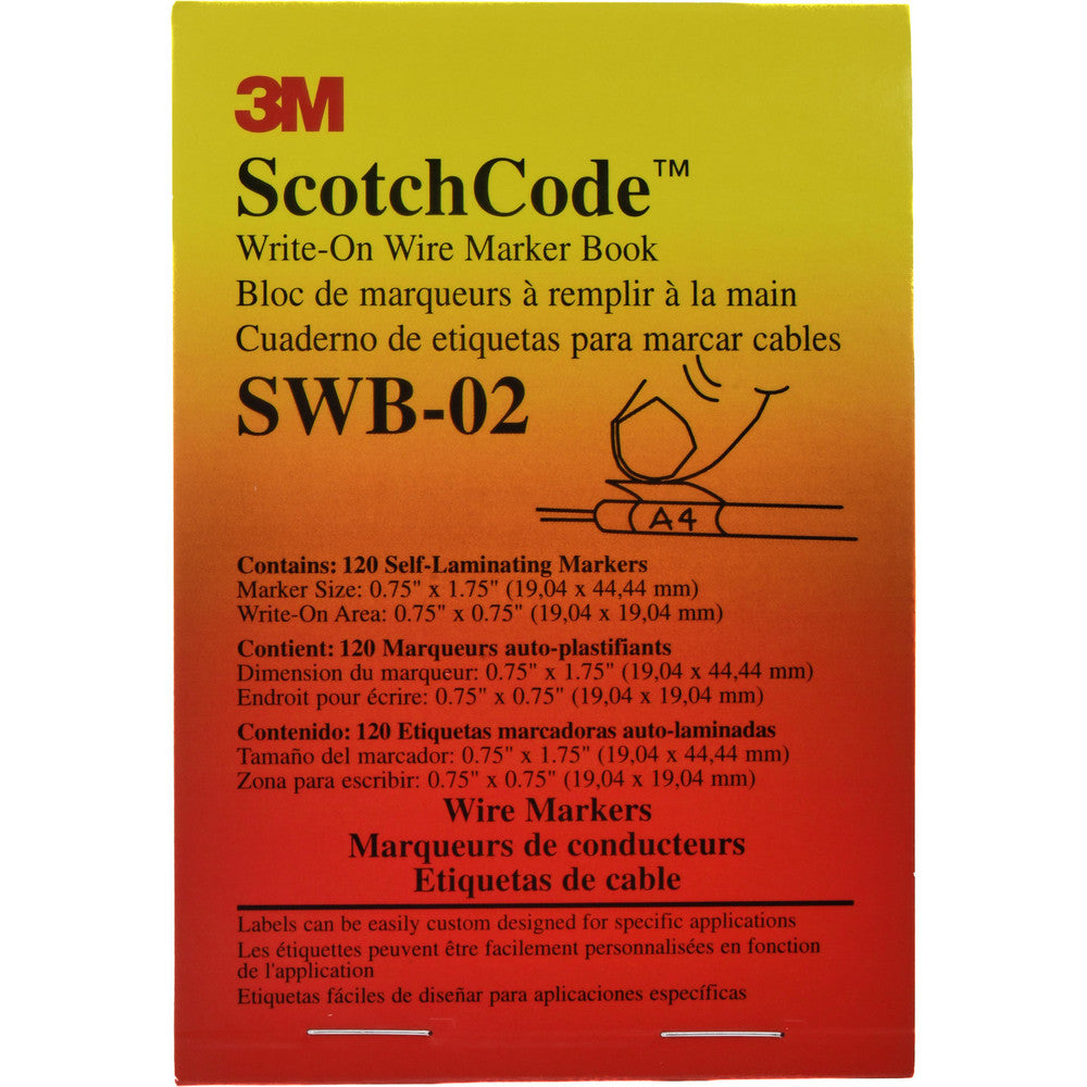 3M 7000058801 120 Label, 3/4 Inch Long x 1-3/4 Inch Wide, Write On Book