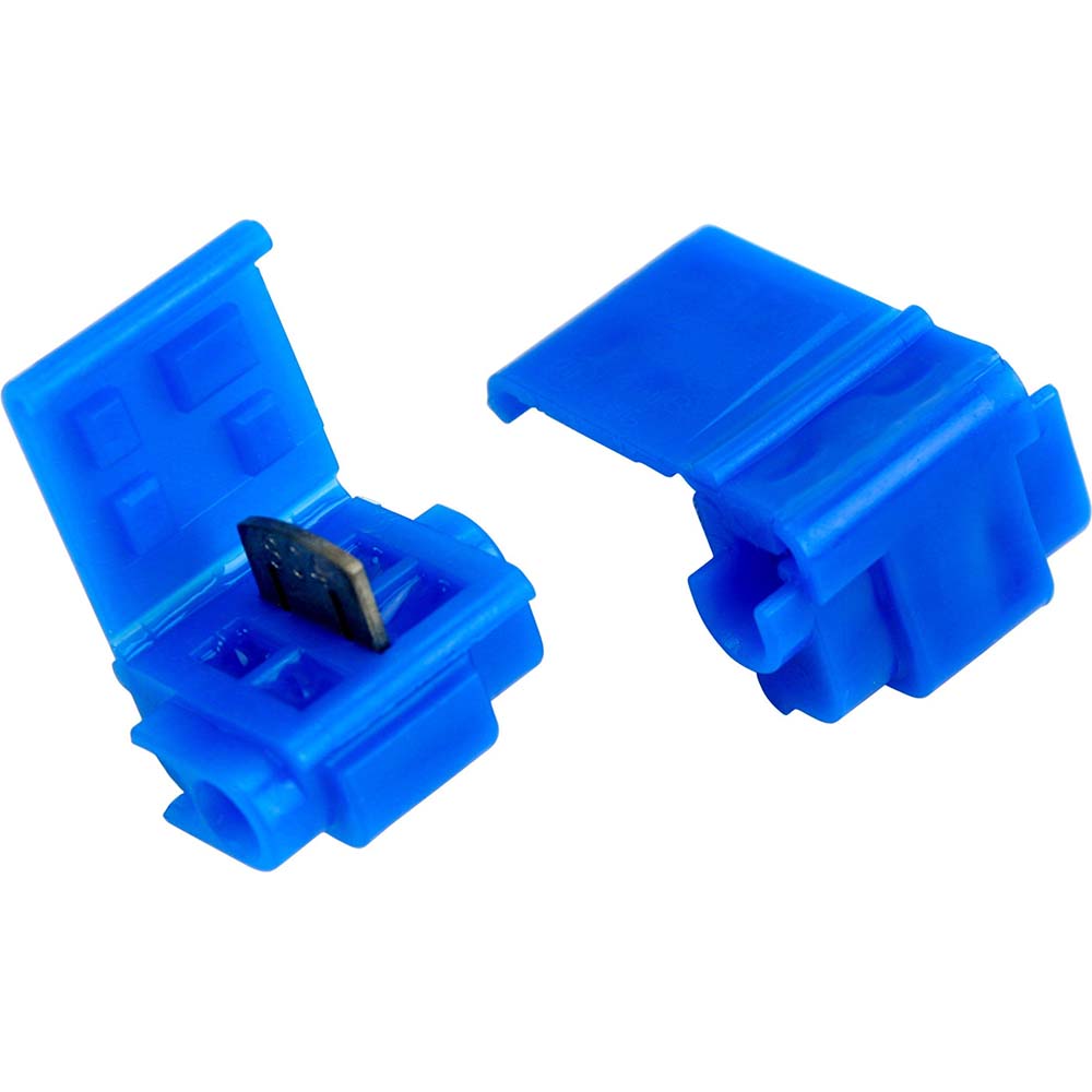 3M 7100167045 18 to 16 AWG, Blue, IDC, Tap Quick Splice Connector