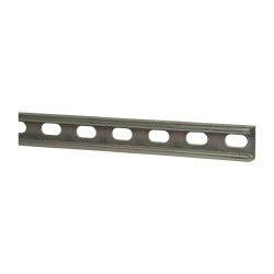 Thomas & Betts B1400HS 10 10' Long x 1-5/8" Wide x 13/16" High, 14 Gauge, Strip Steel, Half Slot Framing Channel & Strut