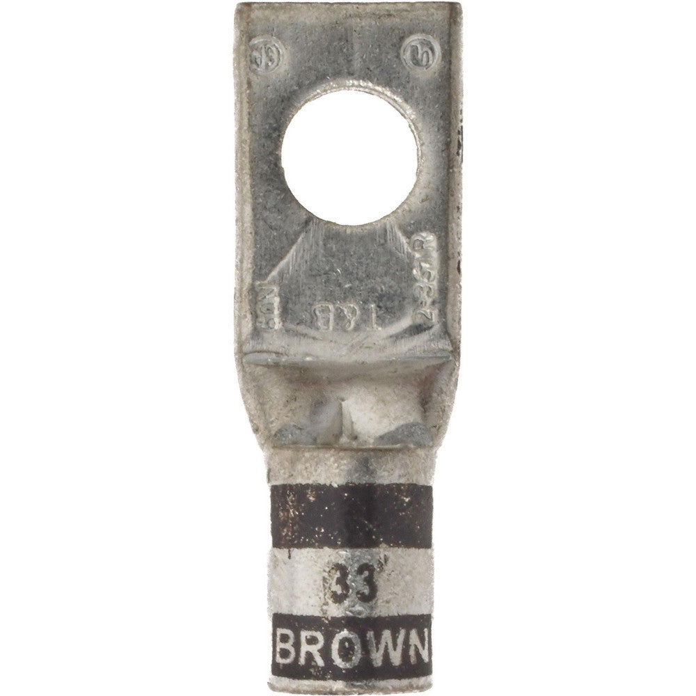 Thomas & Betts 54142-TB Square Ring Terminal Non-Insulated, 2 AWG, Compression Connection