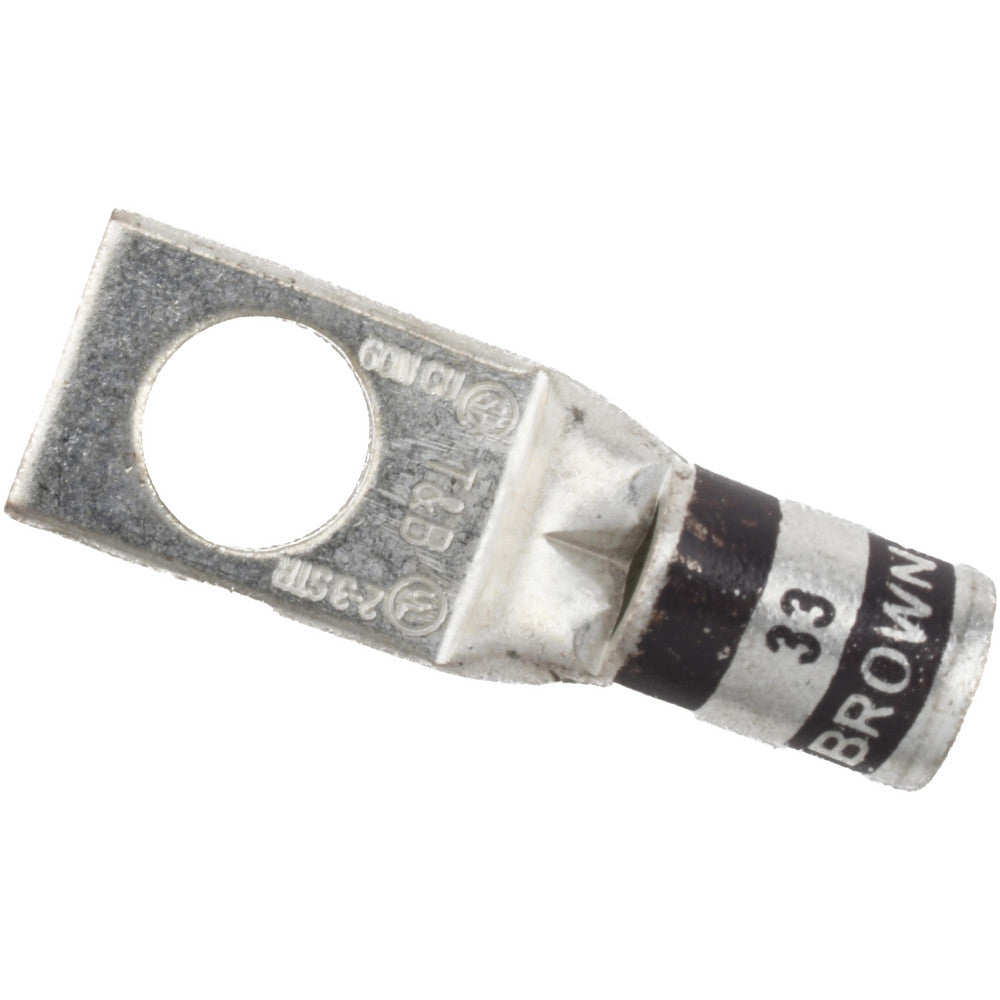 Thomas & Betts 54143-TB Square Ring Terminal Non-Insulated, 2 AWG, Compression Connection