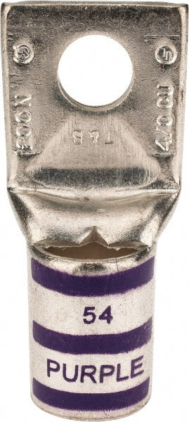 Thomas & Betts 54112 Square Ring Terminal Non-Insulated, 4/0 AWG, Compression Connection