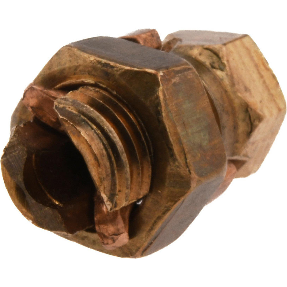 Thomas & Betts 8H 10 to 8 AWG, Copper Wire Compatible, Copper Alloy, Hex Split Bolt Connector
