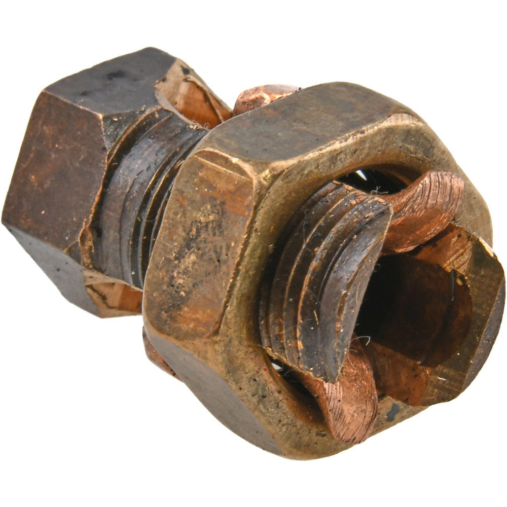 Thomas & Betts 2H 6 to 2 AWG, Copper Wire Compatible, Copper Alloy, Hex Split Bolt Connector