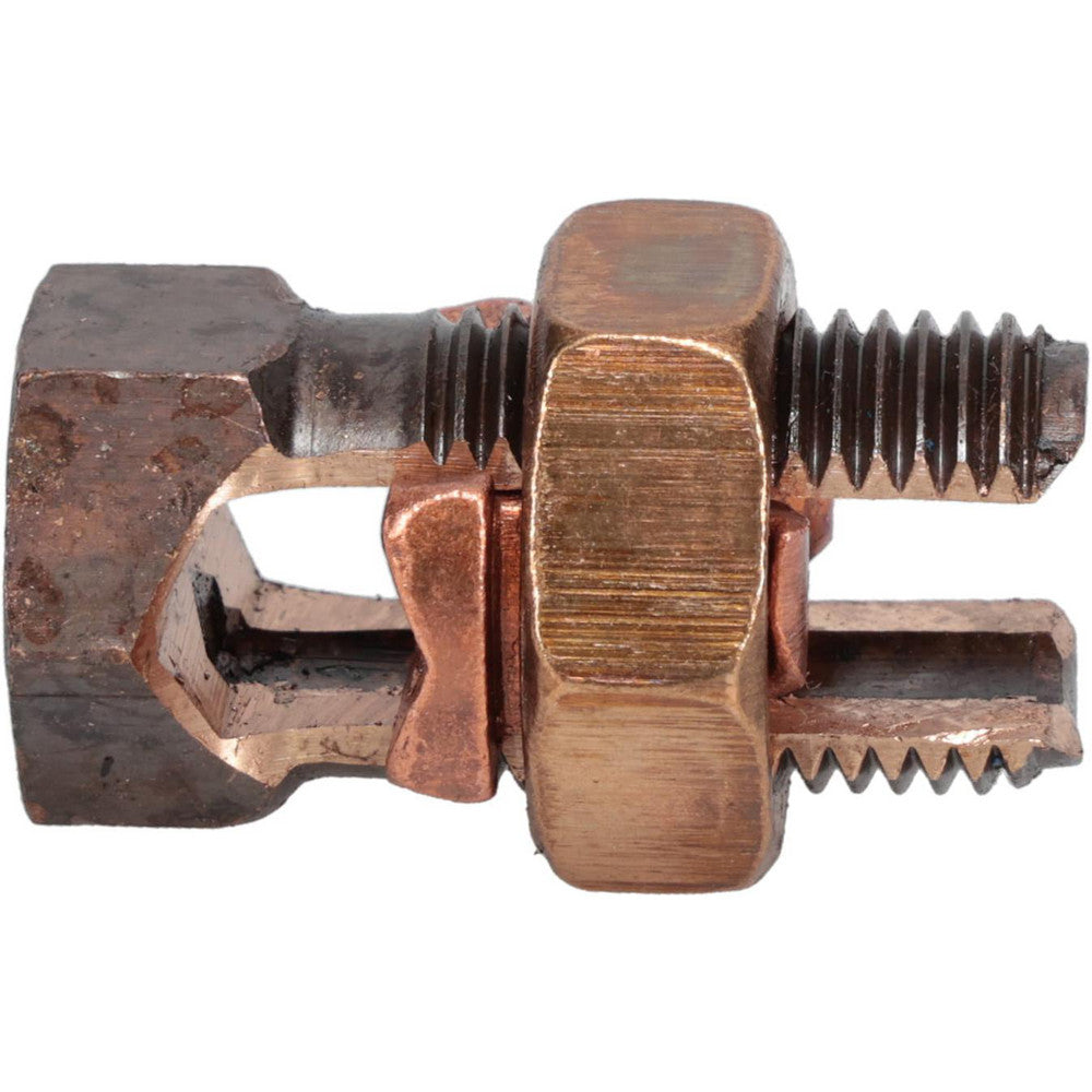 Thomas & Betts 10H 14 to 1/0 AWG, Copper Wire Compatible, Copper Alloy, Hex Split Bolt Connector