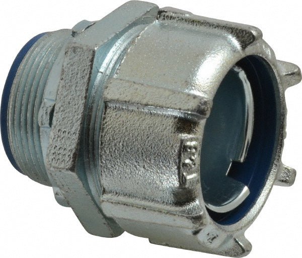 Thomas & Betts 5336 Conduit Connector For Liquid-Tight, Steel, 1-1/2" Trade Size