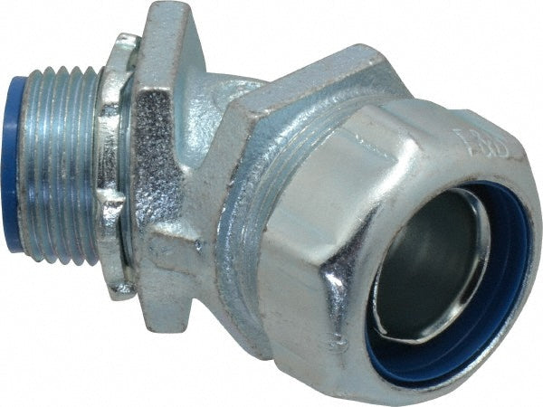 Thomas & Betts 5343 Conduit Connector For Liquid-Tight, Malleable Iron, 3/4" Trade Size