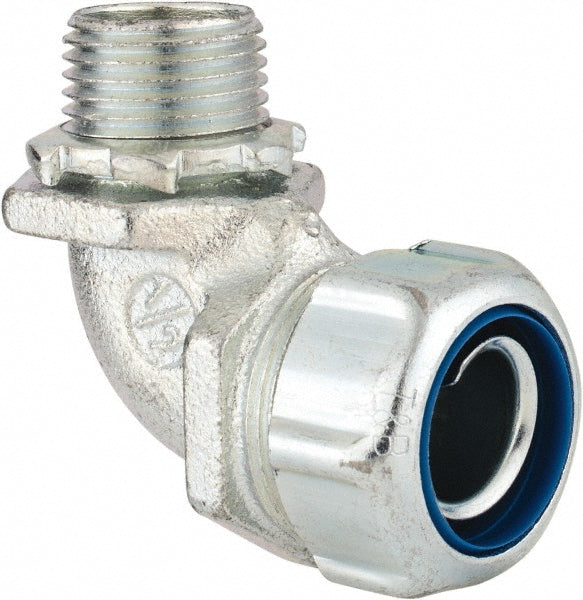 Thomas & Betts 5252 Conduit Connector For Liquid-Tight, Malleable Iron, 1/2" Trade Size