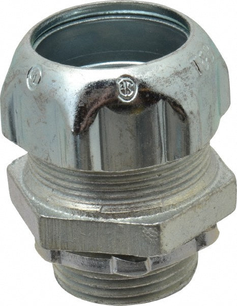 Thomas & Betts 8221 Conduit Connector For Rigid & Intermediate (IMC), Malleable Iron, 3/4" Trade Size