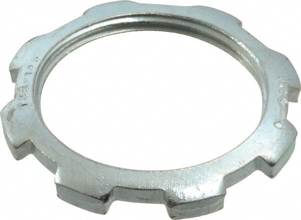 Thomas & Betts 145 Conduit Locknut For Rigid & Intermediate (IMC), Steel, 1-1/2" Trade Size
