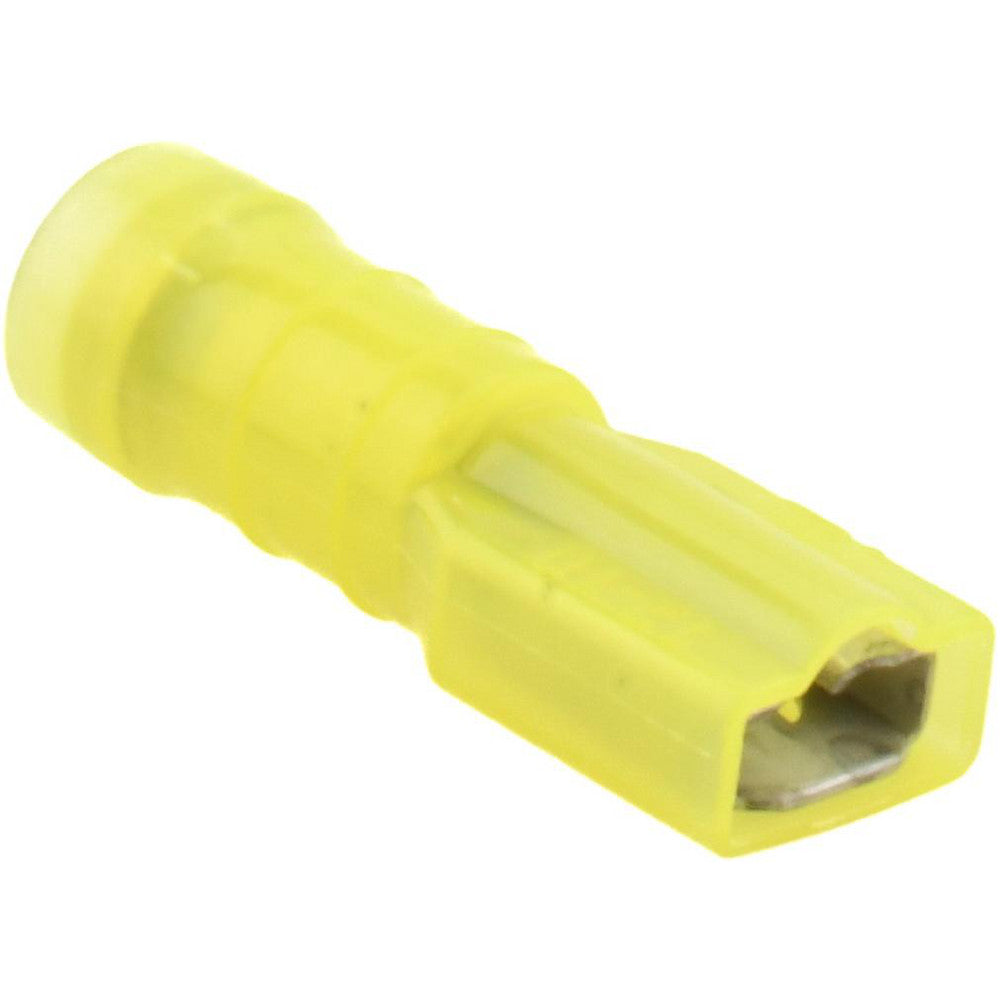 Thomas & Betts 10RC-2577 Wire Disconnect Female, Yellow, Nylon, 12-10 AWG, 1/4" Tab Width