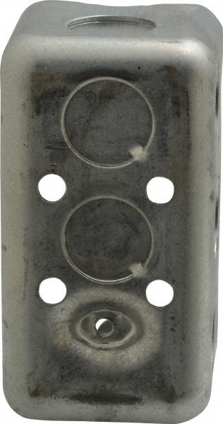 Thomas & Betts 58361-1/2 Electrical Outlet Box Steel, Rectangle, 4" OAH, 2-1/8" OAW, 1-7/8" OAD, 1 Gang
