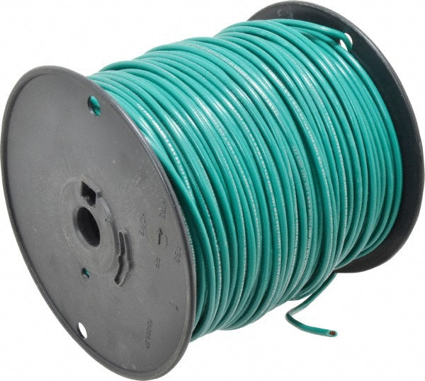 Southwire 411040505 Machine Tool Wire 12 AWG, Green, 500' Long, Polyvinylchloride, 0.155" OD