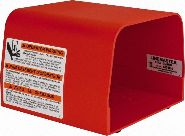 LINEMASTER 522-B14 6 Inch Long x 6 Inch Wide x 4-1/2 Inch High, Foot Switch Guard