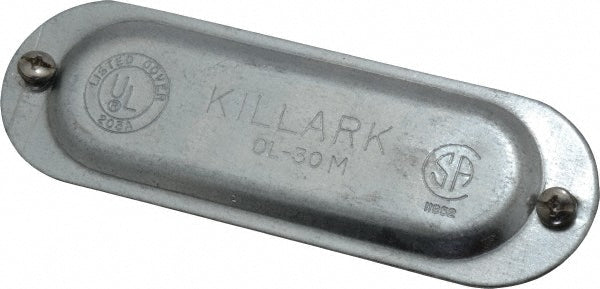 Hubbell Killark OL-30M 1" Trade, Steel Conduit Body Cover Plate