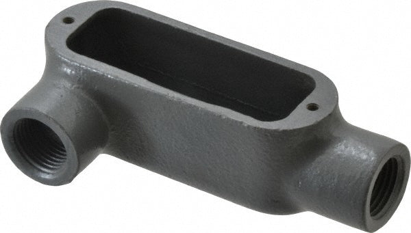 Hubbell Killark OLR-1M Form 35, LR Body, 1/2" Trade, IMC, Rigid Malleable Iron Conduit Body