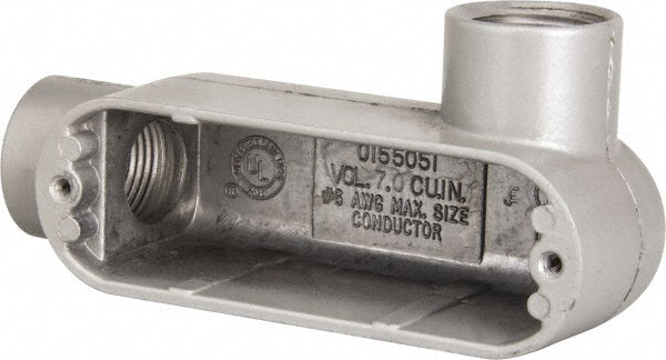 Hubbell Killark OLR-2 Form 85, LR Body, 3/4" Trade, IMC, Rigid Aluminum Conduit Body
