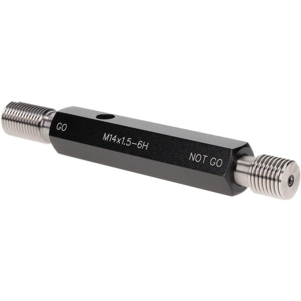 SPI 37-196-3 Plug Thread Gage M14x1.5 Thread, 6H Class, Double End, Go & No Go