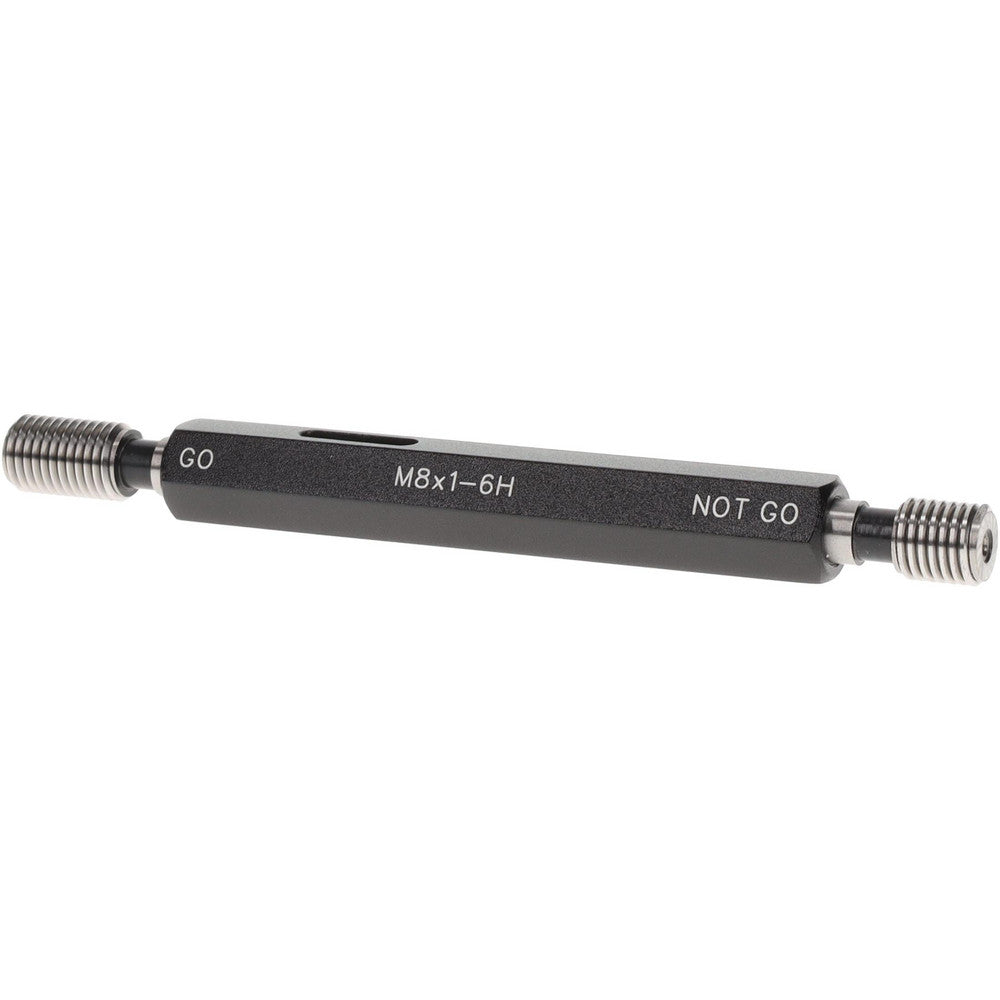 SPI 37-190-6 Plug Thread Gage M8x1 Thread, 6H Class, Double End, Go & No Go