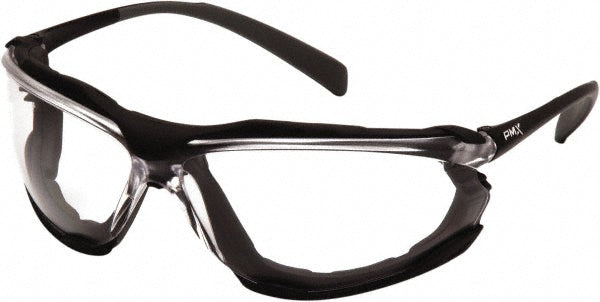 PYRAMEX SB9310ST Safety Glass Anti-Fog & Scratch-Resistant, Polycarbonate, Clear Lenses, Full-Framed, UV Protection