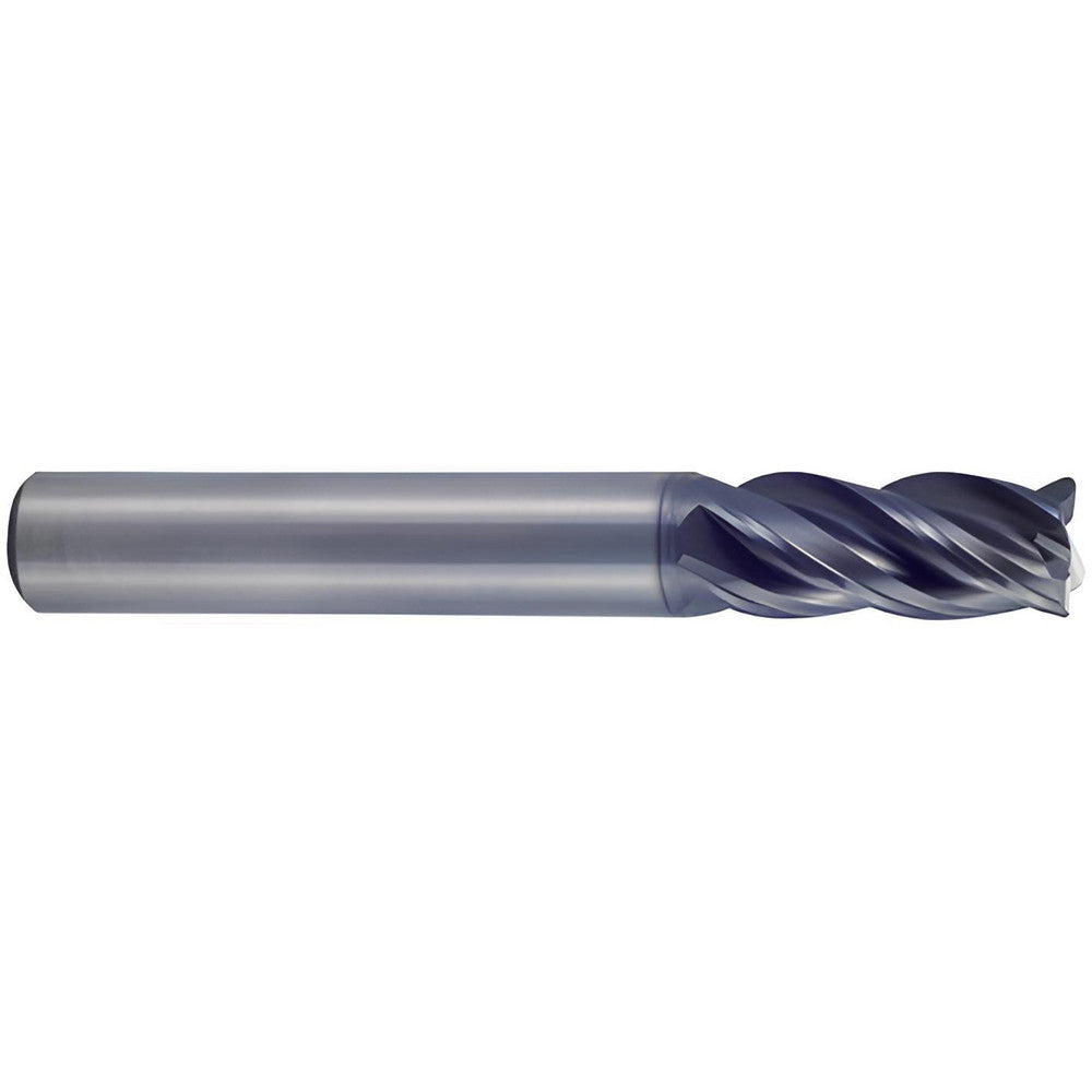 YG-1 UGMF70012 Corner Radius End Mill 3/16" Dia, 3/16" LOC, 0.0100" Radius, 4 Flute, Solid Carbide