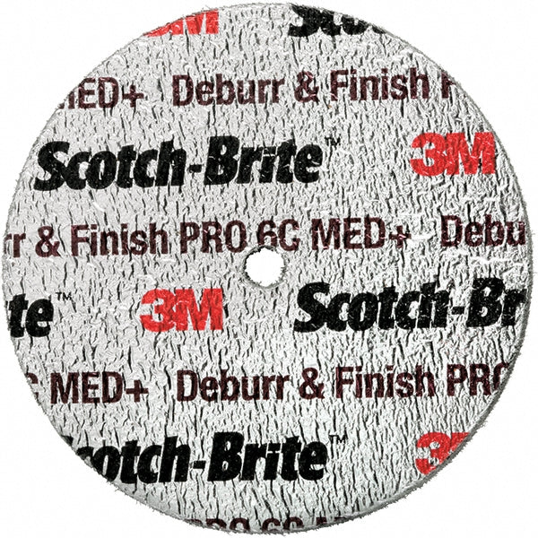 3M 7010365693 Deburring Disc 3" Dia, 1/4" Hole, Medium Grade, Ceramic